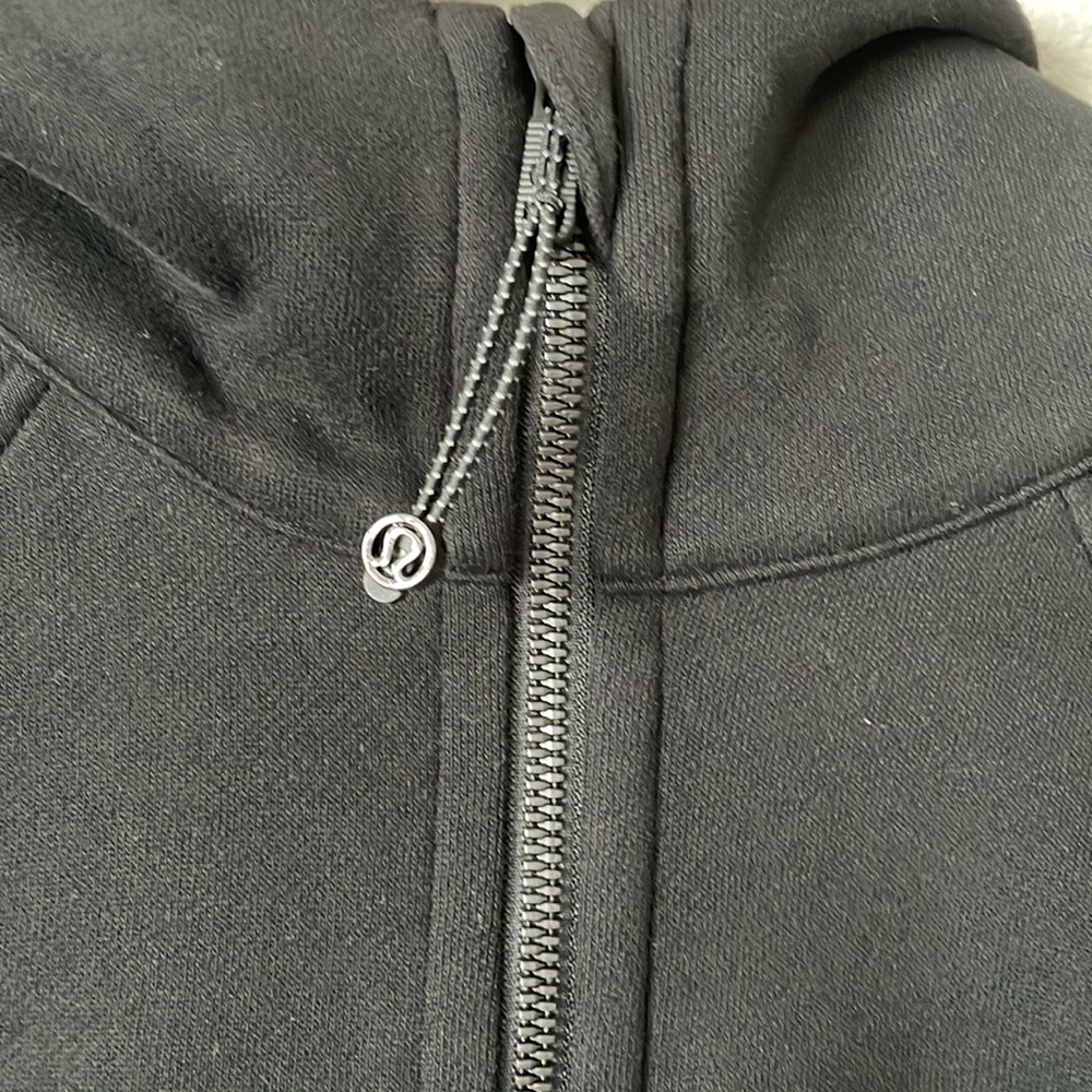NWT Lululemon Scuba Oversized 1/2 Zip Hoodie Black Size M/L - Picture 2 of 11